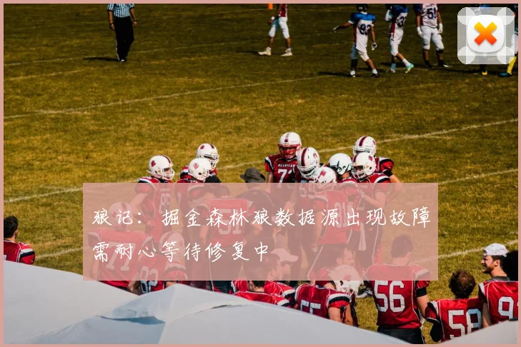 狼记：掘金森林狼数据源出现故障需耐心等待修复中